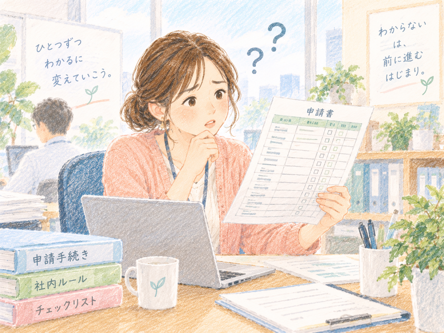 申請書の意味がわからないイメージ